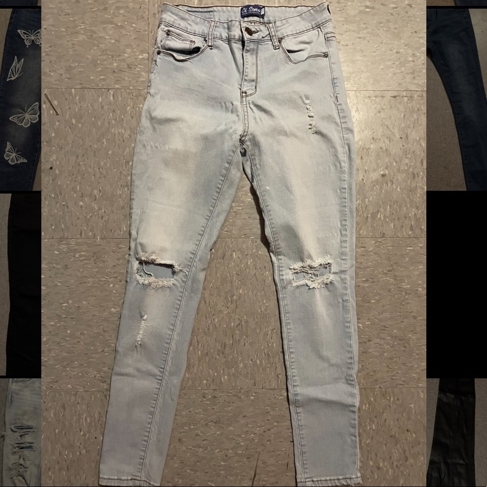 Light Blue Skinny Jeans